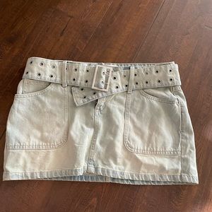 COTTON ON denim mini skirt